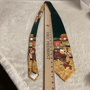Andhurst Herren Krawatte Country Living Herbst Thanksgiving EUC 100 % Polyester - Bild 1 von 10