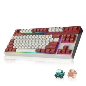 NightSmoker Gaming Tastatur Mechanisch, Tenkeyless Hot Swappable Dichtungshalterung... - Bild 1 von 6