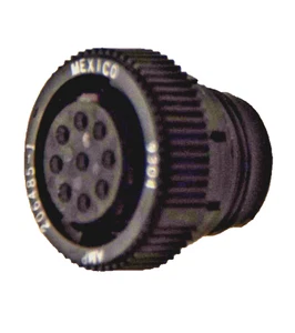 PKG of 4    Tyco Amp #206485-1 Inline Conn.Housing, 9 position     FREE SHIP - Picture 1 of 2