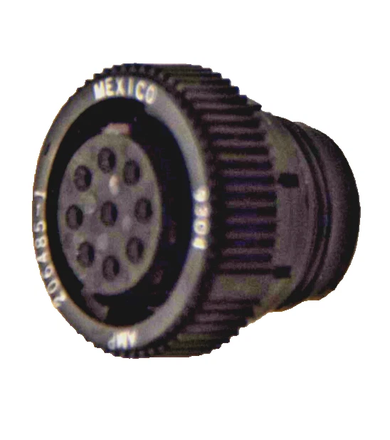 PKG of 4    Tyco Amp #206485-1 Inline Conn.Housing, 9 position     FREE SHIP - Image 1 of 2