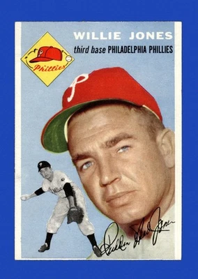 1954 Topps Set-Break # 41 Willie Jones como nuevo *GMCARDS* Foto 1 de 2
