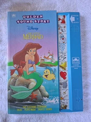 Libro de cuentos electrónico Golden Sound Blancanieves/Sirenita combo funciona muy bien Foto 1 de 4