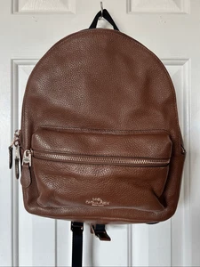 Coach Charlie großer Lederrucksack - braun - Bild 1 von 5