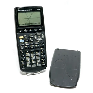 ⭐Texas Instruments TI-86 Graphing Calculator Black w/ Cover - Tested Works ⭐ - Picture 1 of 8