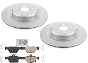 REAR Coated Disc Brake Rotors Ceramic Brake Pads Fits 2019-2021 Subaru Ascent - Picture 1 of 7