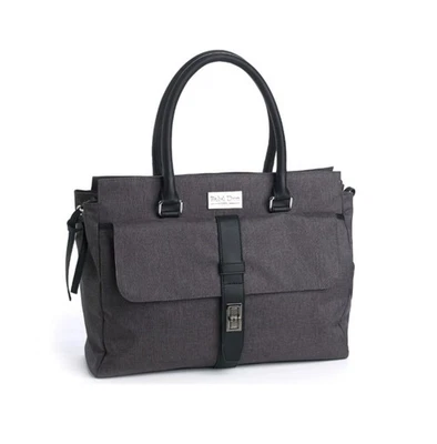 Bebe Due Lisbon Grey Nursery Changing Tote Bag Handbag 41×30×16cm + Changing Mat - Image 1 of 4