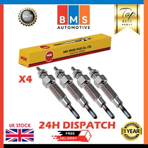 PEUGEOT FORD 2.4 DIESEL ENGINE BOXER TRANSIT NGK GLOW PLUG POWER X4 NGK96037 NEW - Picture 1 of 6