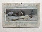 L2220 Postcard Allegan State Savings Bank Calendar January 1911 MI Michigan