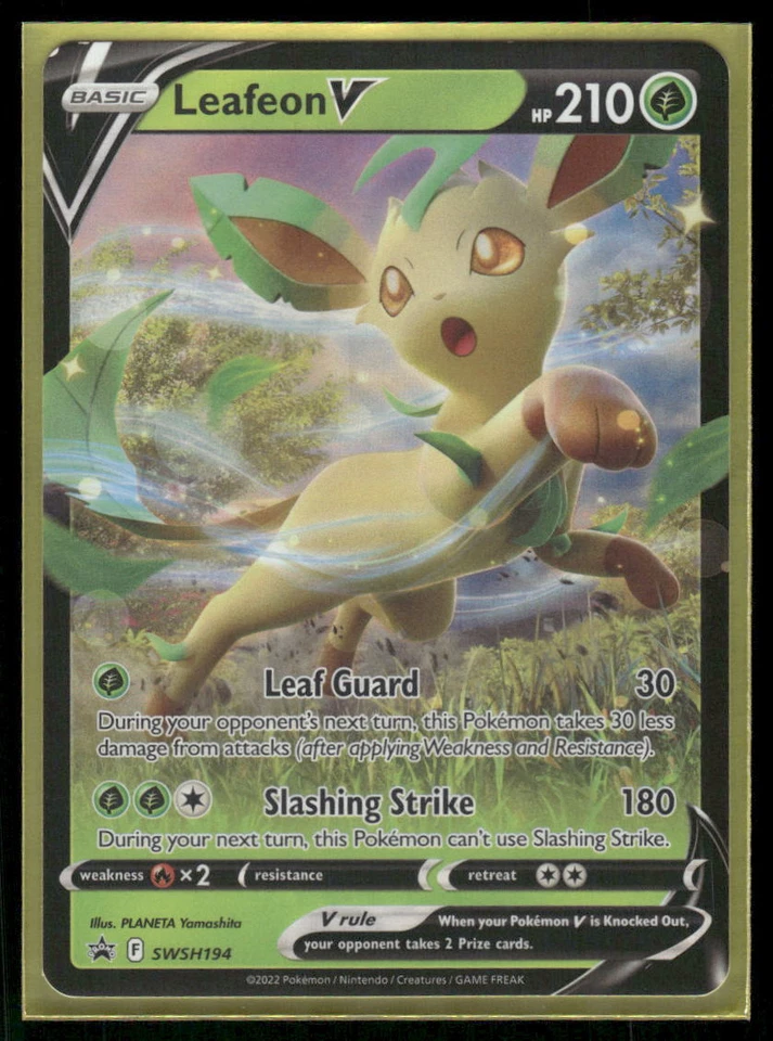 #SWSH194 Leafeon V SWSH: Sword & Shield Promo Cards - Image 1 of 1