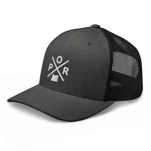 Retro Portland Trucker Mütze Mesh POR Emblem Trucker Cap - Bild 1 von 13