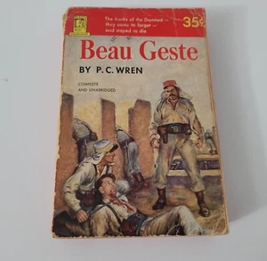 BEAU GESTE P. C. Wren PERMA Historical War Fiction 1st Edition Paperback Book - Bild 1 von 5