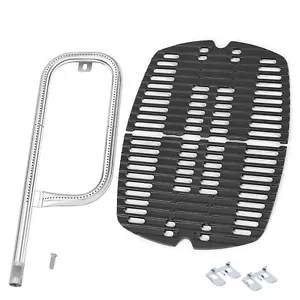 Grillrost Gusseisen Brenner Tube für Weber Q100, Q1000, Q120, Q1200, Q140, Q1400 - Bild 1 von 5