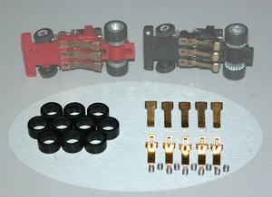 Kit pièces neuves TCR MK1 : 10 lames + 10 ressorts + 10 pneus arrière uréthane - Imagen 1 de 1