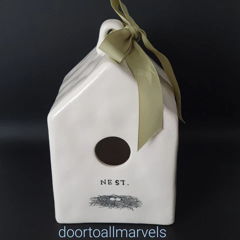 Vintage Early Rae Dunn Nest Birdhouse By M Studios SCARCE Cover
