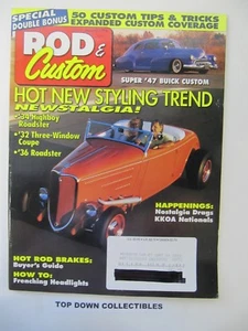 Rod & Custom Magazine Januar 1994 Larry Hook, '32 Roadster/'32 drei Fenster - Bild 1 von 1