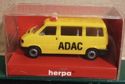 Herpa Modellauto 1:87 VW Volkswagen T4 Caravelle ADAC Verkehrstechnik Nr. 042178 - Bild 1 von 3