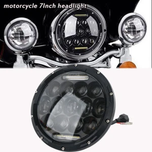 7Inch Motorcycle Motorbike Hi/Lo Headlight LED Front Light Headlamp Universal H4 - Picture 1 of 13