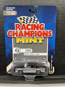 1/64 RACING CHAMPIONS MINT 1985 BUICK REGAL T-TYPE #2 BLACK/GRAY - Picture 1 of 2