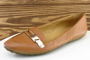 Zapatos Mocasines Coach Talla 6 B Marrón Cuero Mujer Ruthie - Imagen 1 de 8