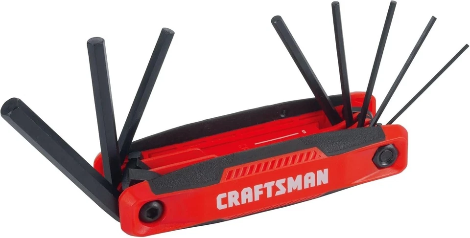 Craftsman Hex Key Set Folding  Metric 1.5-8mm Lifetime Warranty 8 Tools New - Image 1 of 1