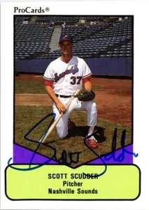 Scott Scudder autographed Baseball Card (Nashville Sounds) 1990 Procards #544 - Picture 1 of 1