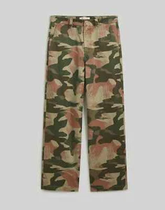 Madewell Oversized Chino Pants in Brushstroke Camo Mens size 34 NWT - Picture 1 of 6