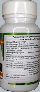 Maral- Pulver(DeerAntlerVelvet 20:1), biologisch aktive Lebensenergie-Kaps 60 gr - Bild 1 von 3