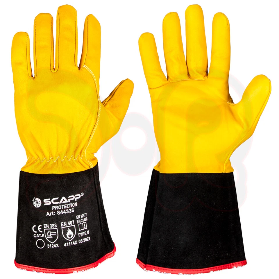 SCAPP WIG Schweißerhandschuhe SOFT TOUCH PREMIUM, Gr. 9 - 11 Schweißhandschuhe