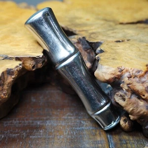 Manomissione per Pipa in Metallo di Bambù per Fumare Briar e Pipe in Schiuma di Mare A - Foto 1 di 3