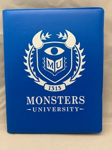 Monsters University Notebook Folder With Pen & Mike Wazowski student ID Card - Picture 1 of 8