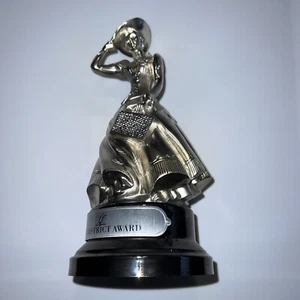 AVON Silver Pewter Mrs. Albee Award District Sales 1988 Trophy Statue. - Picture 1 of 10