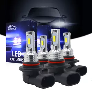 For Subaru SVX Coupe 2-Door 1992-1997 LED Headlights High Low Bulbs Xenon White - Picture 1 of 18
