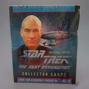 1992 Star Trek The Next Generation Trading Card Box-Inaugural Edition-Sealed - Picture 1 of 3