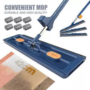 Upgrade Style Large Flat Mop 360°Rotating Magic Self Wringing Mop with 6PCS Rags - Picture 1 of 16