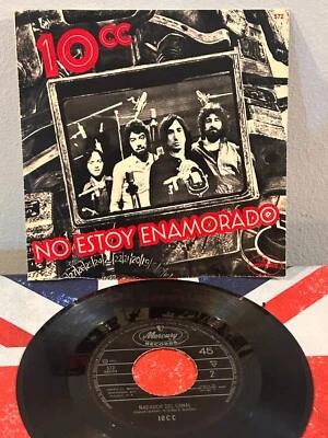 10CC I'm Not In Love b/w Channel Swimmer 1975 MEXICO 7" PROMO 45 Pop Rock - Image 1 of 4
