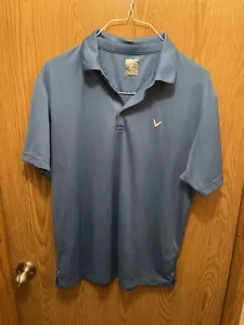 CALLAWAY GOLF POLO SHIRT men size L aqua blue Opti-Dri short sleeve - Picture 1 of 5