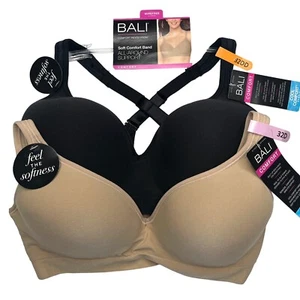 Bali Bra Wirefree Convertible Seamless Cool Comfort Soft Padded Lightweight 3463 - Picture 1 of 48