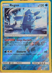 POKEMON - Sturm am Firmament - Regice - 45/168 - REVERSE HOLO - alemán - Imagen 1 de 1