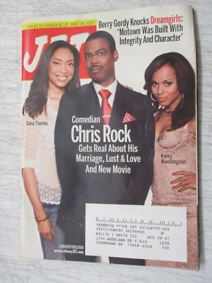 JET MAGAZINE MARCH 19, 2007 CHRIS ROCK GINA TORRES KERRY WASHINGTON MOVIE - Image 1 of 2