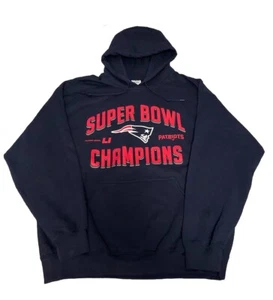 New England Patriots Hoodie Super Bowl LI Champions Pats Sweatshirt Size Large - Picture 1 of 6