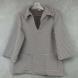 Vintage 70s Montgomery Ward Blazers Jacket Jacket Plaid Womens 18 - Picture 1 of 9