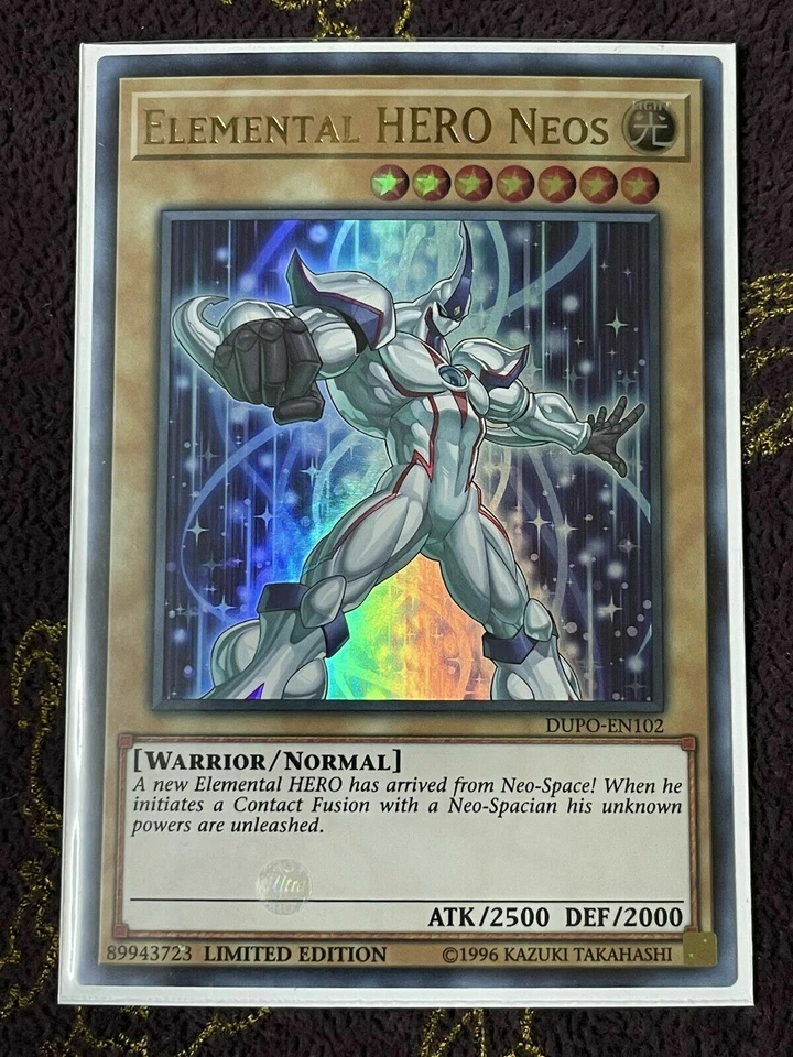 ( ELEMENTAL HERO NEOS ) - Ultra Rare - DUPO-EN102 - NM - Yu-Gi-Oh Duel Power - Image 1 of 1