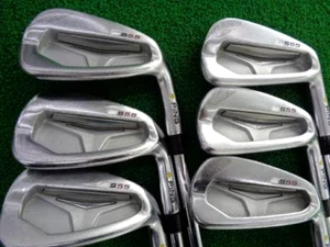 Ping S55 Iron set 7 pcs 4-pw Flex Stiff Shafts CFS Steel - Picture 1 of 5