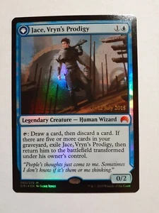 MTG Bling - Prerelease Flip Foil - Jace, Vryn's Prodigy - Magic Origins -B27 - Picture 1 of 12