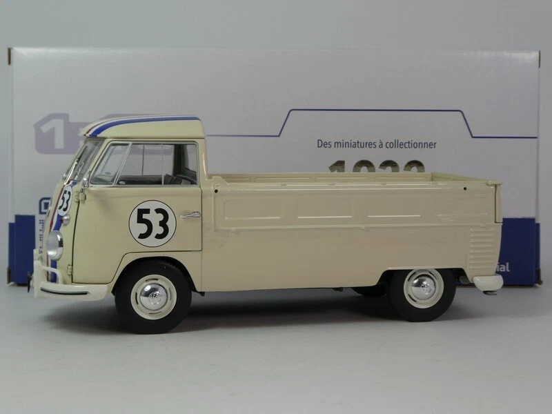 VW T1B PICK-UP N.53 1950 HERBIE 1 18 Solido Camion Modellino Nuovo
