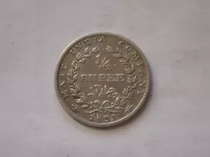 EAST INDIA COMPANY 1/4 RUPEE SILVER COIN in VERY NICE COLLECTABLE CONDITION - Picture 1 of 2