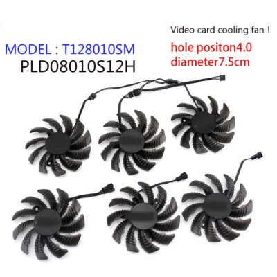 75mm PLD08010S12H T128010SM for GIGABYTE GTX970 Graphics Card Cooling fan 3pin - Image 1 of 2