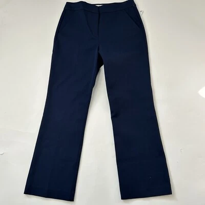 Pantalones Trina Turk Lulu Talla 4 Azul Marino Pierna Recta Recortados al Tobillo Foto 1 de 4