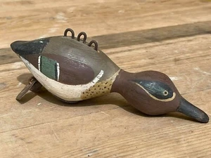 Antique Wood Duck Fishing Lure - Picture 1 of 7