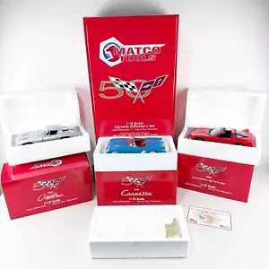 Matco Tools Collettore Corvette 50° Anniv. "Vet Set" Ltd Ed con COA 1:18 pressofuso - Foto 1 di 18